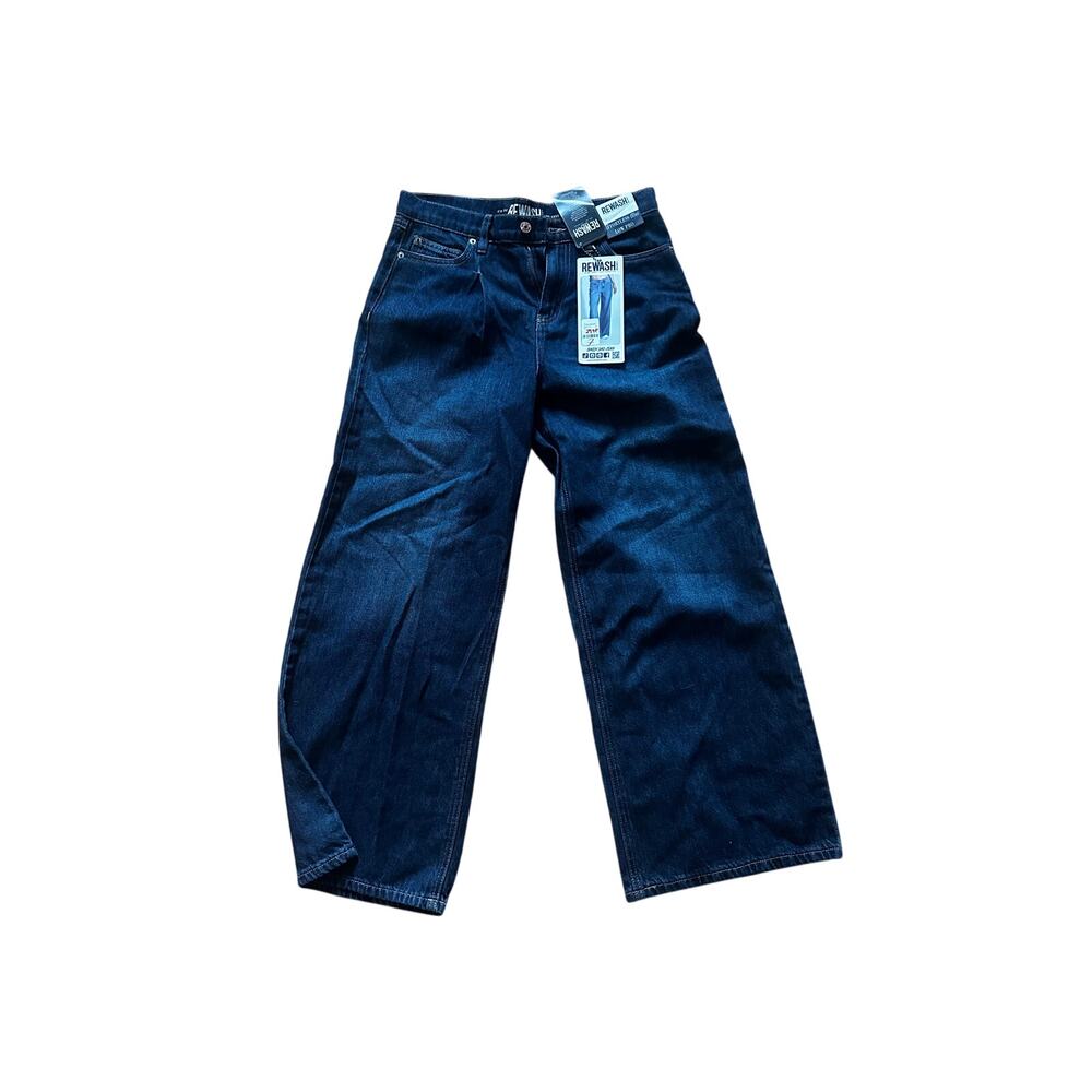 REWASH Baggy Dad Jeans 5/27 Denim Low Pro Wide Leg NEW